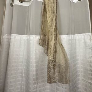 Silk paisley chiffon 4’ scarf